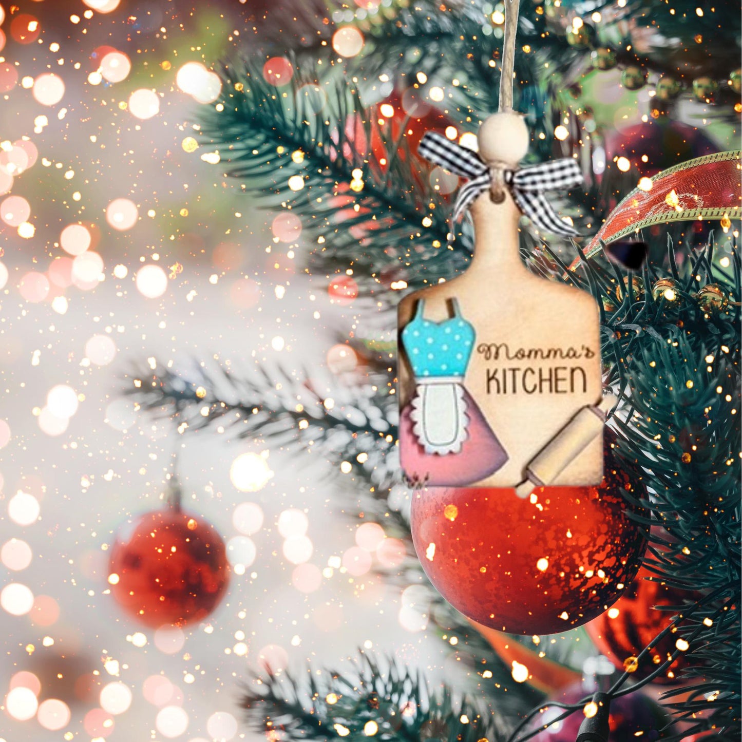 Mama's Kitchen Christmas Ornament| Christmas Ornaments | Handmade Christmas Gifts | Custom
