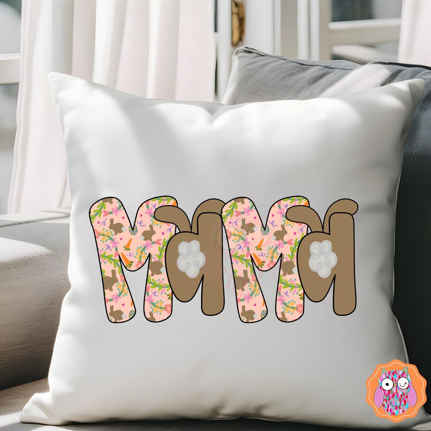 Mama Easter Adult T-Shirt | Carrot Tee |Tote & Travel Bag| Tea Towel| Pillow| Easter Gift|