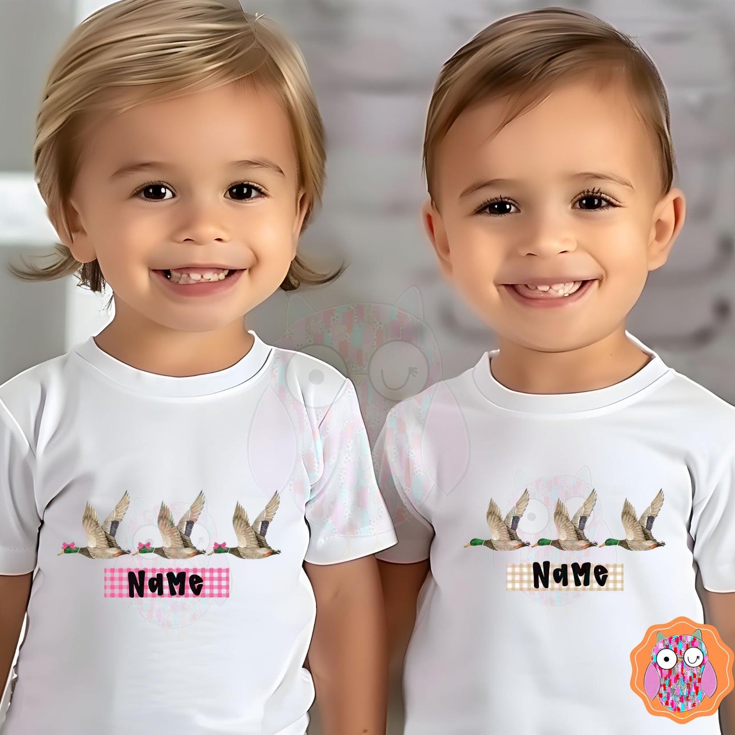 Kids Hunting Name T-Shirt |Animal Tee |Tote & Travel Bag| Tea Towel| Hand Made Pillow|