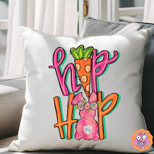 Hip Hop Easter Bunny Easter Kids and Adult T-Shirt | Easter Bunny Tee |Tote & Travel Bag| Tea Towel| Hand Made Pillow| Easter Gift|