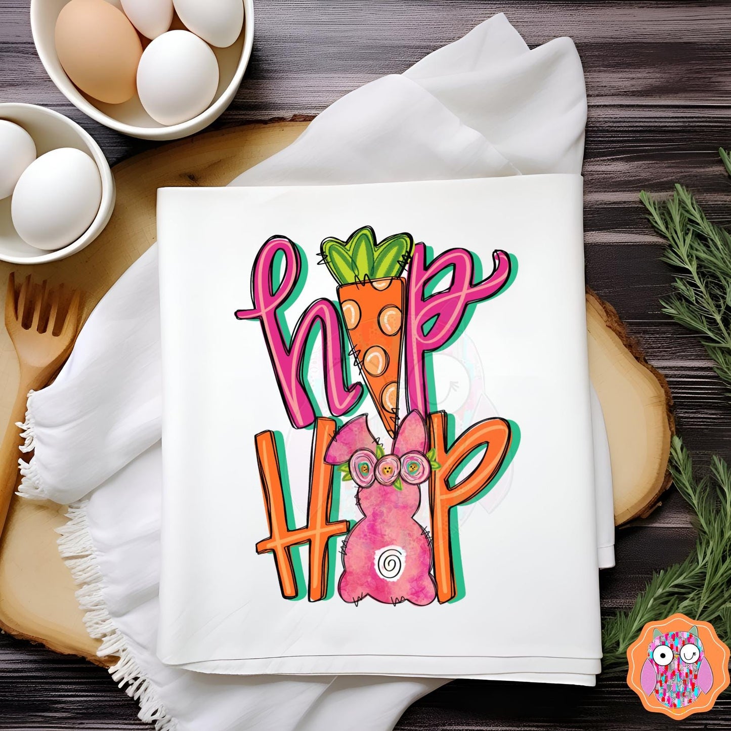 Hip Hop Easter Bunny Easter Kids and Adult T-Shirt | Easter Bunny Tee |Tote & Travel Bag| Tea Towel| Hand Made Pillow| Easter Gift|