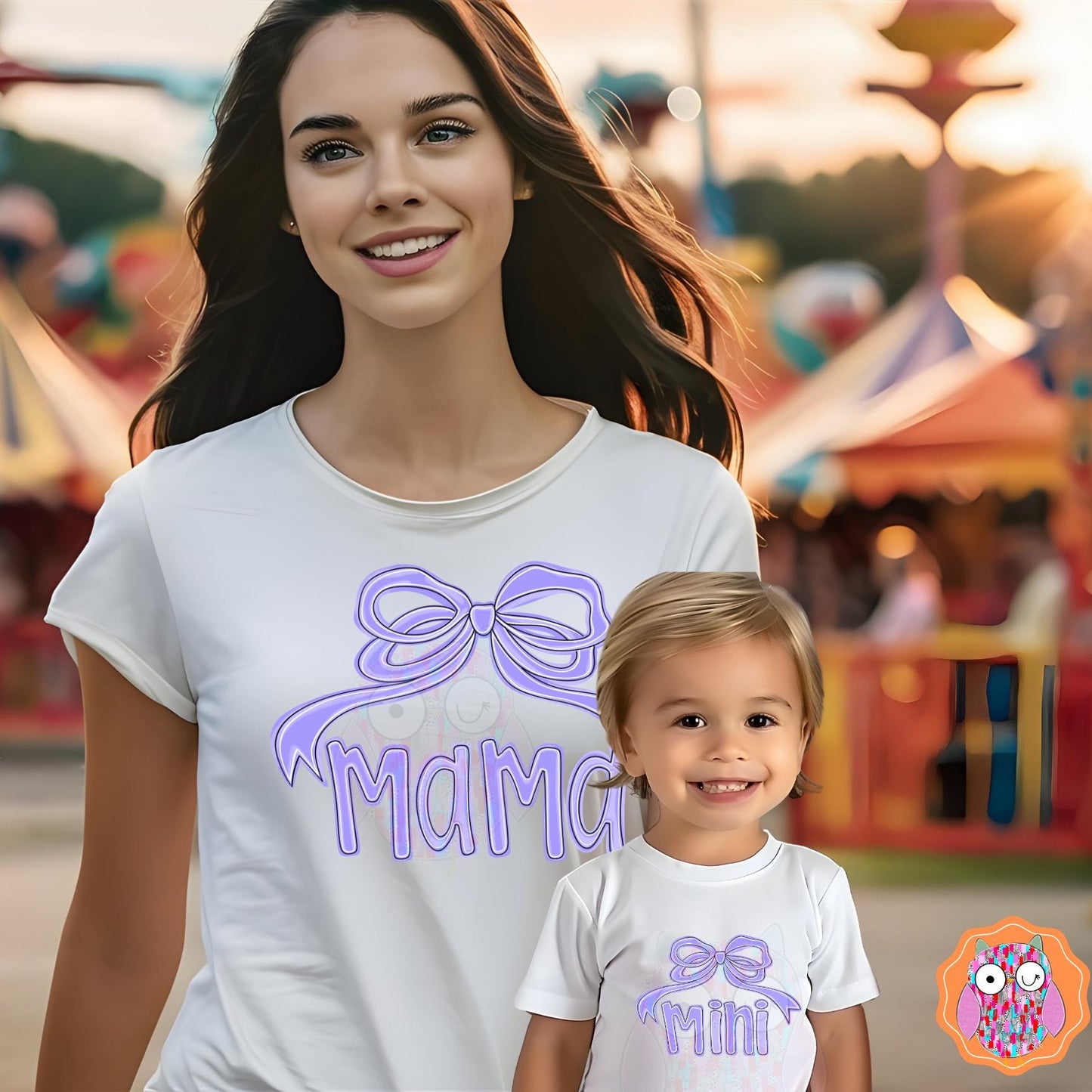 Mama and Mini Kids and Adult T-Shirt