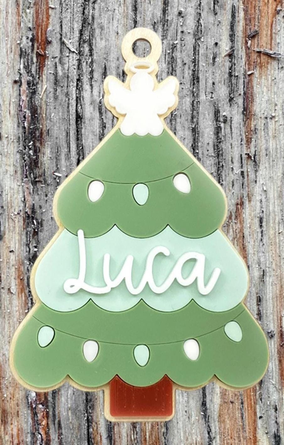 Family Tree Personalized Ornament - Custom Christmas Decoration - Unique Holiday Keepsake Gift