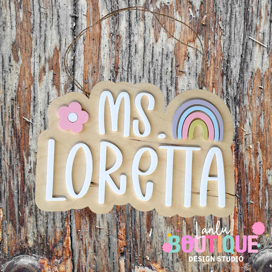 Baby's First Christmas Ornament 2023 | Custom Name Holiday Tree Decoration