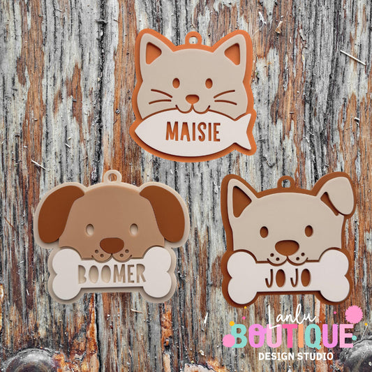 Pet Christmas Ornament | Custom Dog Cat Decorations | Holiday Gift for Pet Owners