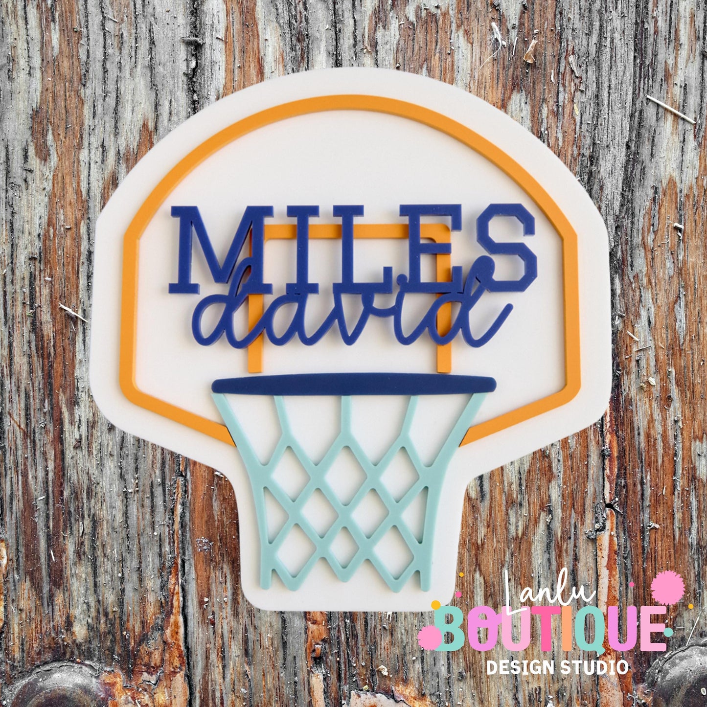 Basketball Hoop Christmas Ornament - Custom Sports Gift - Unique Holiday Decor for Basketball Fans