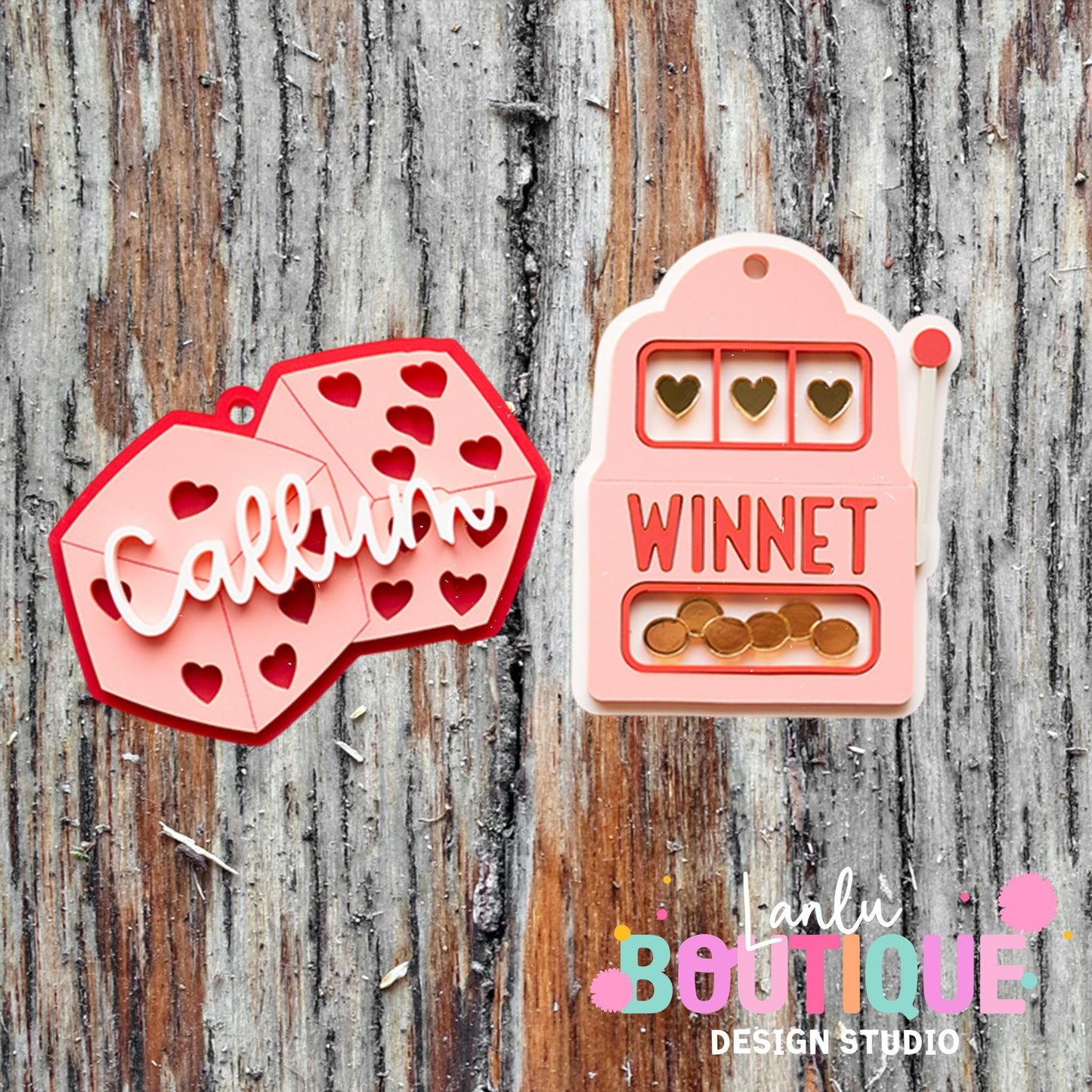 Dice and Slot Machine Christmas Ornaments | Custom Gifts for Holiday Cheer