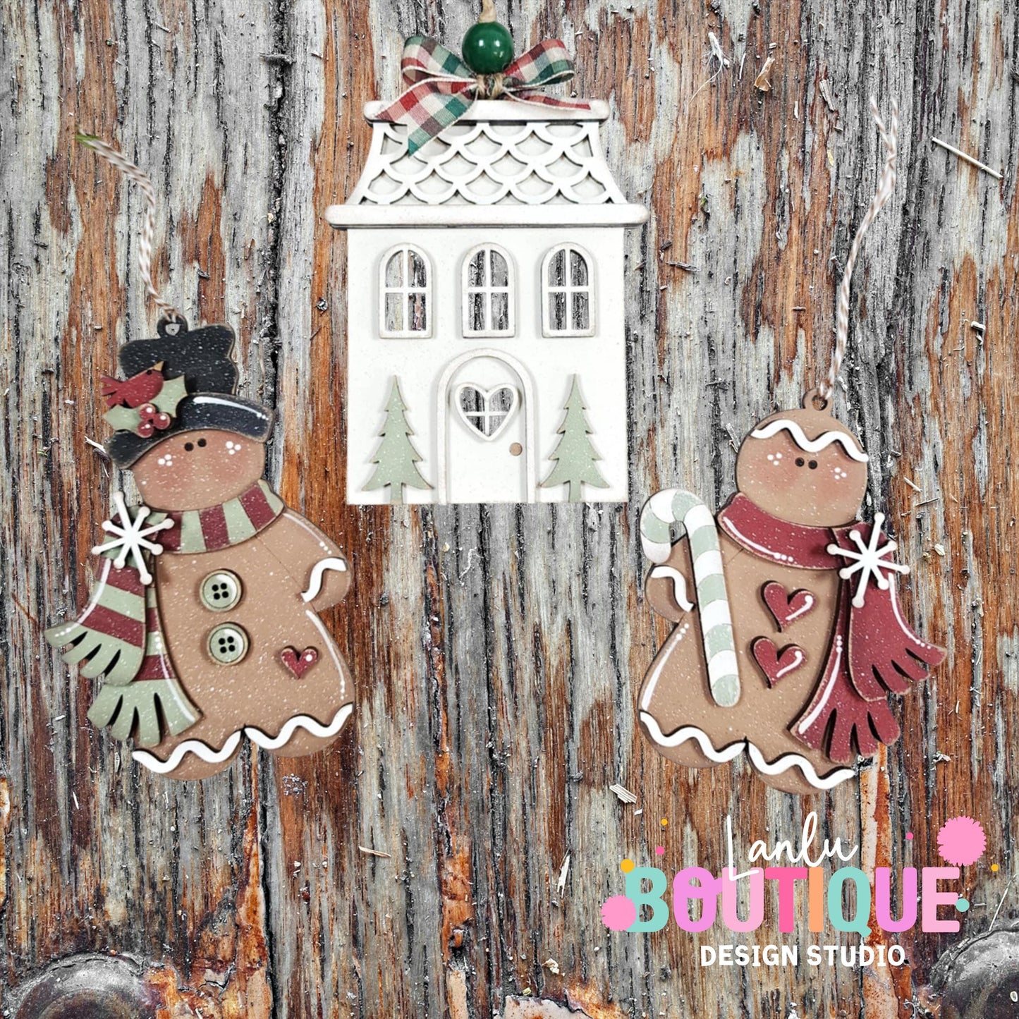Gingerbread Christmas Ornaments - Custom Holiday Decor Perfect for Your Tree
