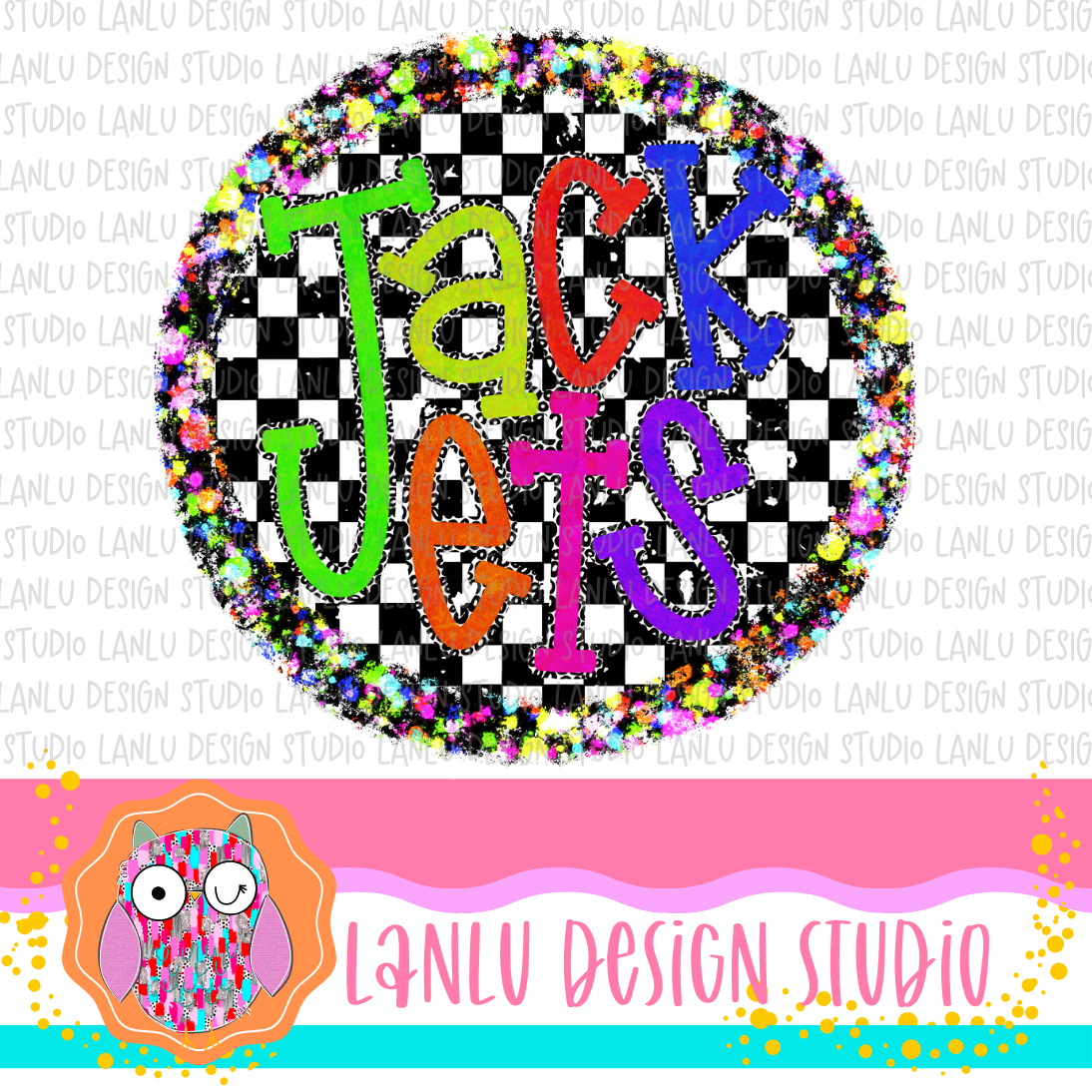 Preppy Brights Checkered Mascot PNG |Jackets I