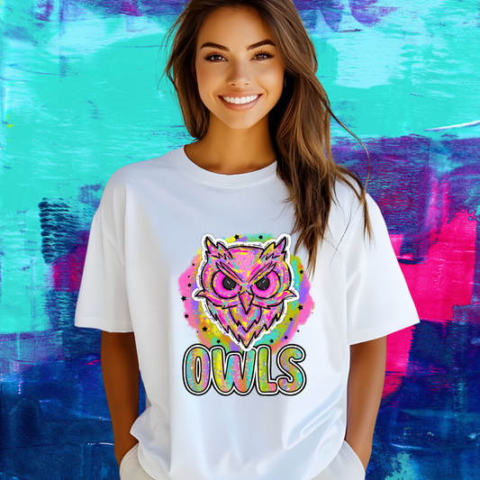 90'S GIRL NOSTALGIA MASCOT TEE | OWLS