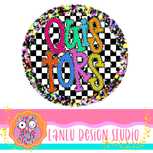 Preppy Brights Checkered Mascot PNG | Quistors