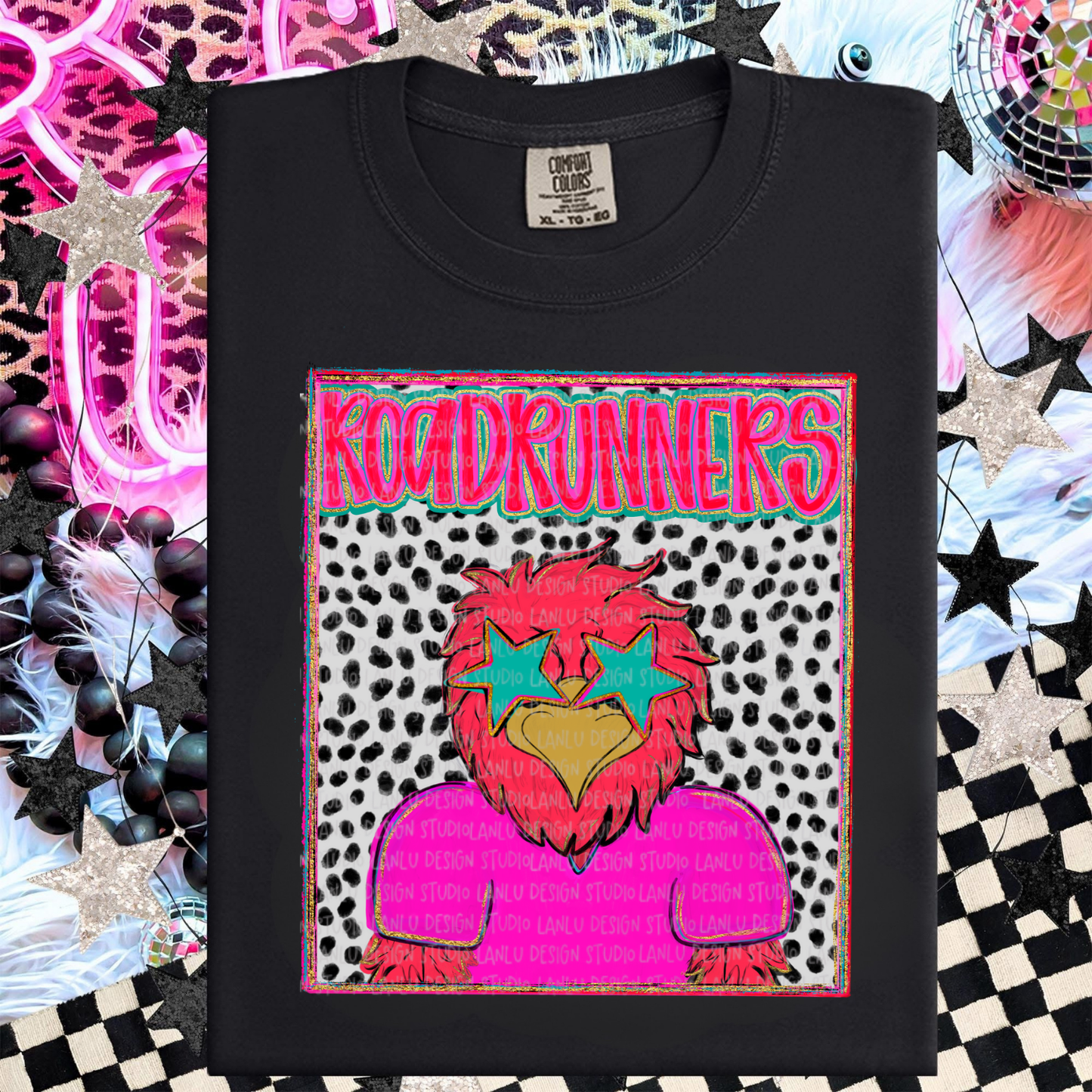 ROADRUNNERS II PREPPY MASCOT PORTRAIT TEE | TEAM SPIRIT| GAME DAY
