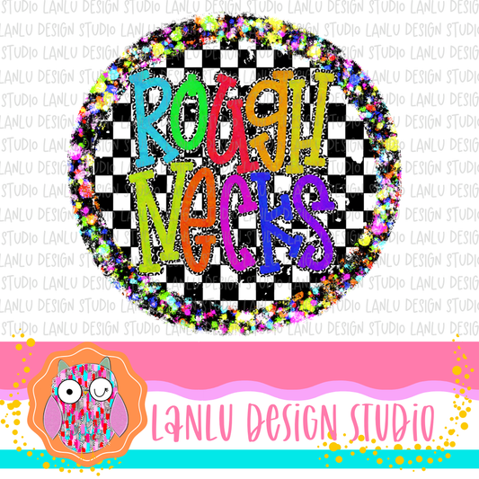 Preppy Brights Checkered Mascot PNG | RoughnecksI