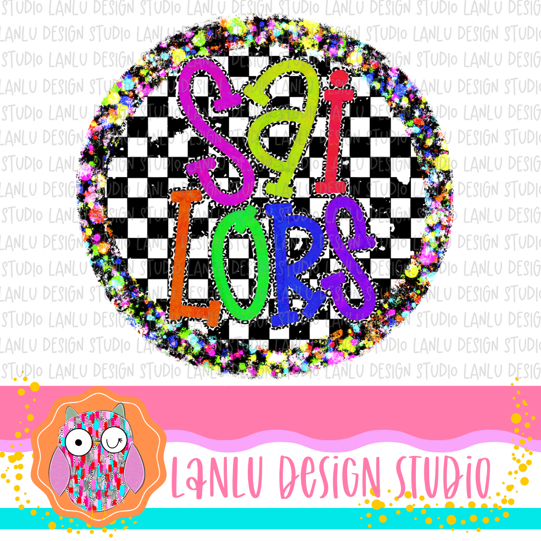 Preppy Brights Checkered Mascot PNG |Sailors II