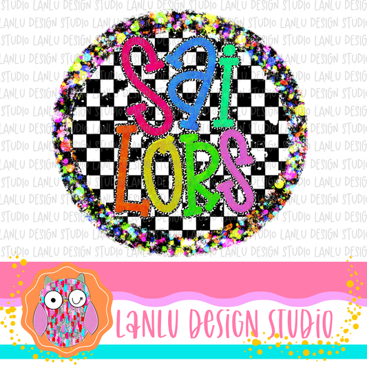 Preppy Brights Checkered Mascot PNG | Sailors