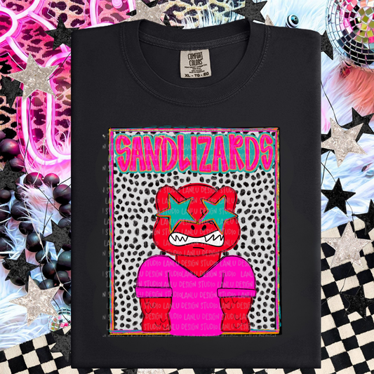 SAND LIZARDS  PREPPY MASCOT PORTRAIT TEE | TEAM SPIRIT| GAME DAY