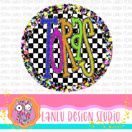 Preppy Brights Checkered Mascot PNG | Toras