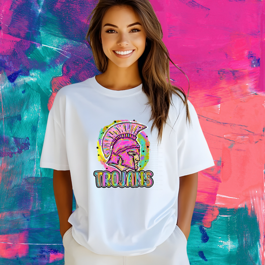 90'S GIRL NOSTALGIA MASCOT TEE | TROJANS